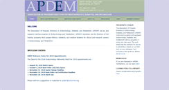 Desktop Screenshot of apdem.org